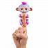 Интерактивная обезьянка Сидней, цвет - пурпур и розовая, 12 см.  - миниатюра №3